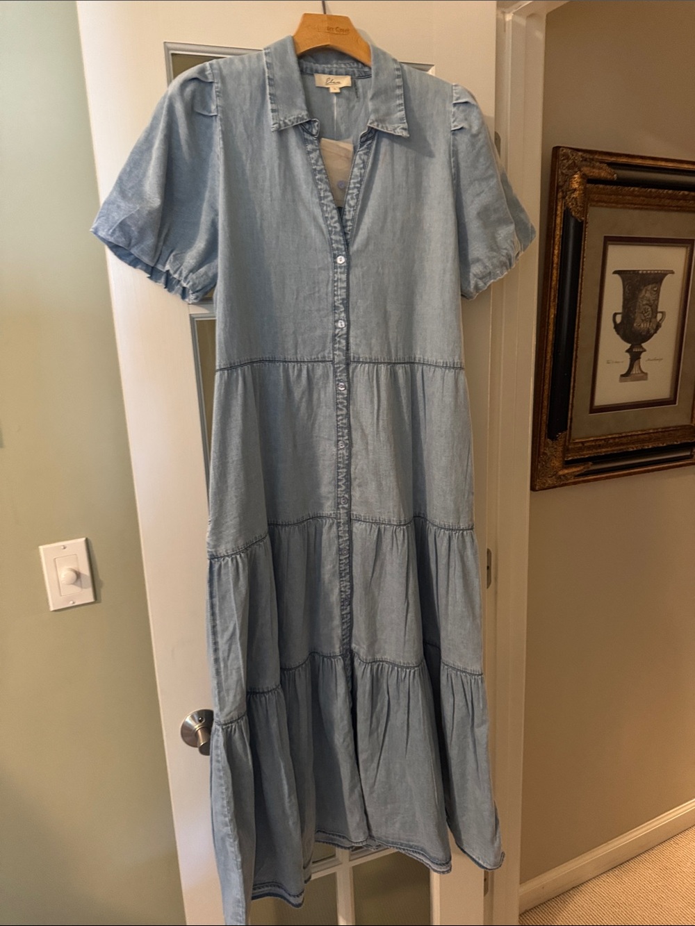 Elan Blue Maxi Dress
